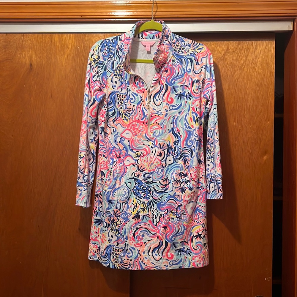 Lilly Pulitzer UPF 50+ Skipper Pop Over Dress